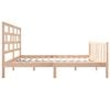 vidaXL Massivholzbett Kiefer 120x200 cm