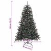 vidaXL K&uuml;nstlicher Weihnachtsbaum Gr&uuml;n 180 cm PVC, Plastik und Stahl