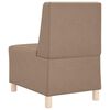 vidaXL | Modulares Armfreies Sofa | Cappuccino 55 x 74 x 82 cm Kunstleder