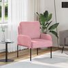 vidaXL Sofas mit Kissen 55cm Rosa Sperrholz