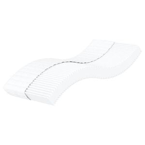 vidaXL Schaumstoffmatratze f&uuml;r Kinder Wei&szlig; 80x160 cm H&auml;rtegrad H2 H3