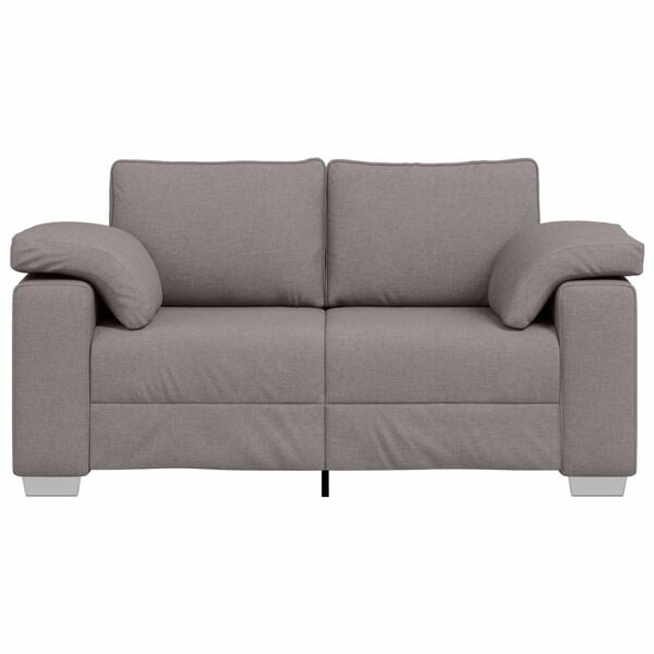 vidaXL Sofa 120cm Taupe Stoff