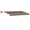 vidaXL Ausziehbare Markise Taupe 600 x 300 cm Stoff und Aluminium