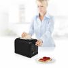 Princess Toaster 950 W Edelstahl Mattschwarz