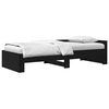 vidaXL Bettgestell mit Kopfteil Schwarz Eichen-Optik 80 x 200 cm