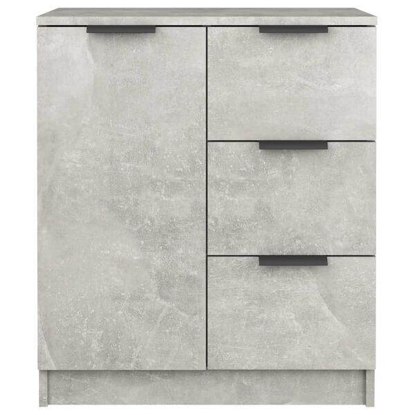 vidaXL Sideboard Betongrau 60x30x70 cm Holzwerkstoff