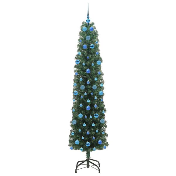 vidaXL K&uuml;nstlicher Weihnachtsbaum mit 300 LEDs mit St&auml;nder Gr&uuml;n 210 cm