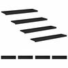 vidaXL Treppenstufen 8 stk. 110 x 30 x 2 cm Schwarz Massivholz Buche