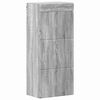 vidaXL Badezimmer-Wandschrank TULUM Graues Sonoma 37 x 24,5 x 86 cm