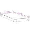 vidaXL Matratzenschoner Wei&szlig; 90x200 cm Wasserdicht