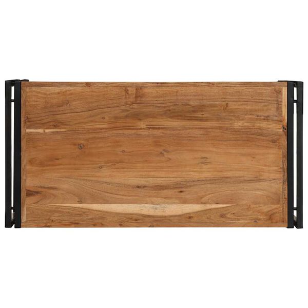 vidaXL Couchtisch 100x50x35 cm Massivholz Akazie