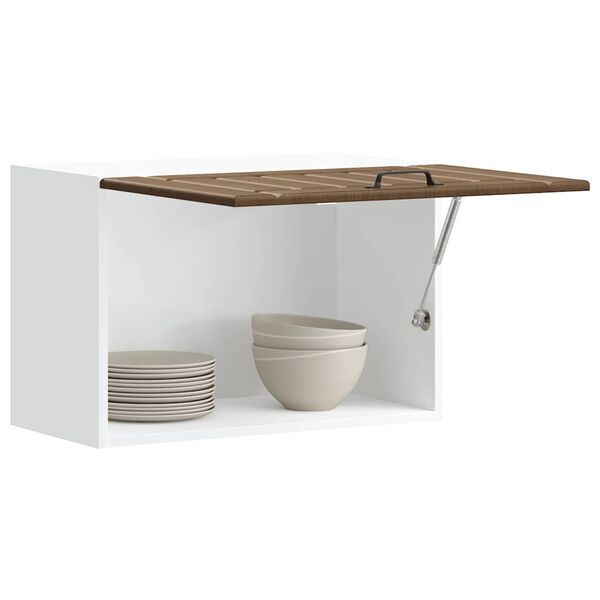 vidaXL K&uuml;chen-H&auml;ngeschrank Lucca Braun Eichen-Optik Holzwerkstoff