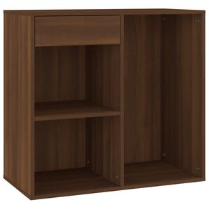 vidaXL Kosmetikschrank Braun Eichen-Optik 80x40x75 cm Holzwerkstoff