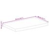 vidaXL Tischplatte mit Baumkante 50x40x3,8 cm Massivholz Mango