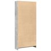 vidaXL Bücherregal Betongrau 80x24x176 cm Holzwerkstoff