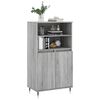 vidaXL Highboard Grau Sonoma 60x36x110 cm Holzwerkstoff