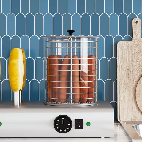 vidaXL Glaszylinder f&uuml;r W&uuml;rstchenw&auml;rmer 200x240 mm