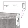 vidaXL W&uuml;rfelregale 4 Stk. Grau Sonoma 30x15x30 cm