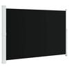 vidaXL Seitenmarkise Ausziehbar 200x314 cm Schwarz