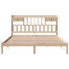 vidaXL Massivholzbett mit Regal ohne Matratze 180x200 cm Kiefernholz