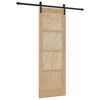 vidaXL Schiebet&uuml;r 73,5 x 211 cm Massives Kiefernholz