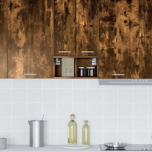 vidaXL H&auml;ngeschrank Ger&auml;ucherte Eiche 20 x 29,5 x 40 cm Holzwerkstoff