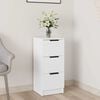 vidaXL Sideboard Wei&szlig; 30x30x70 cm Holzwerkstoff