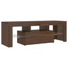 vidaXL TV-Schrank mit LED-Leuchten Braun Eichen-Optik 120x35x40 cm