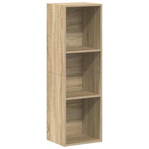 vidaXL B&uuml;cherregal/TV-Schrank Sonoma Eiche 36x30x114 cm Holzwerkstoff