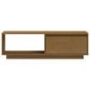 vidaXL TV-Schrank Honigbraun 110x30x33,5 cm Massivholz Kiefer