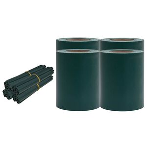 vidaXL Sichtschutzstreifen PVC 140 x 0,19 m Mattgr&uuml;n