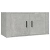 vidaXL TV-Wandschrank Betongrau 80x34,5x40 cm