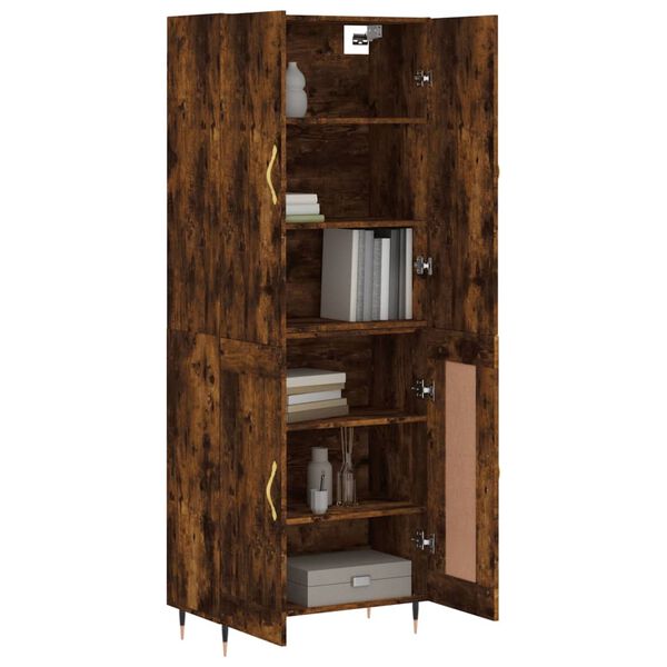 vidaXL Highboard R&auml;uchereiche 69,5x34x180 cm Holzwerkstoff