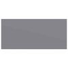 vidaXL Schweberegale 2 Stk. Grau 50x23x3,8 cm MDF
