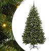 vidaXL K&uuml;nstlicher Weihnachtsbaum 210 cm 300 LEDs Warmes Wei&szlig; Gr&uuml;n