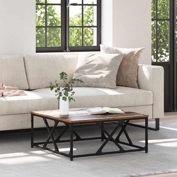 vidaXL Couchtisch Altholz 70 x 70 x 30 cm Holzwerkstoff