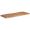 vidaXL Tischplatte 100x40x2,5cm Rechteckig Massivholz Akazie Baumkante