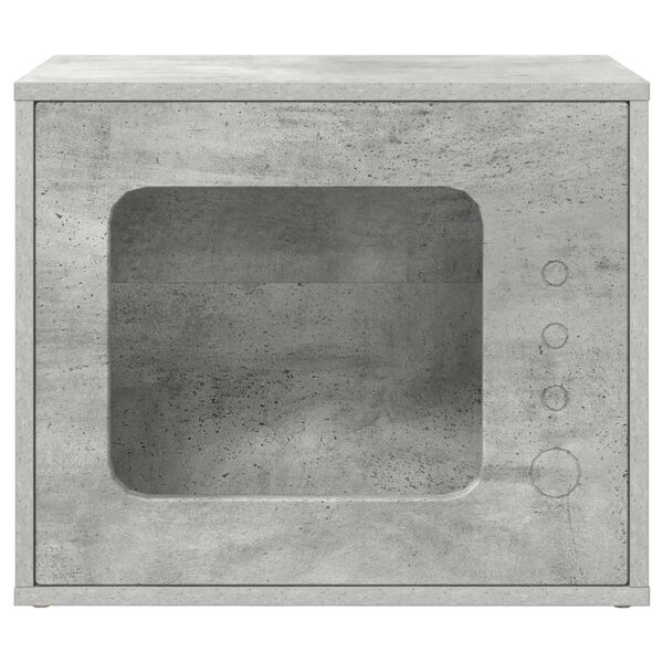 vidaXL Katzenhaus Beton 51 x 30 x 42,5 cm Holzwerkstoff