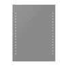 vidaXL Badspiegel 60x80 cm mit LED-Leuchten