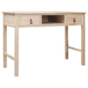 vidaXL Schreibtisch Natur 110 &times; 45 &times; 76 cm Holz