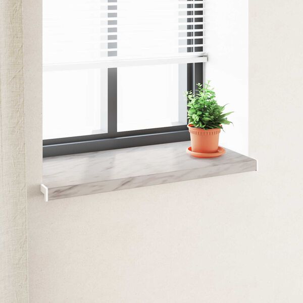 vidaXL Fensterbank Marmor Text -enure 60 x 45 x 4,5 cm PVC