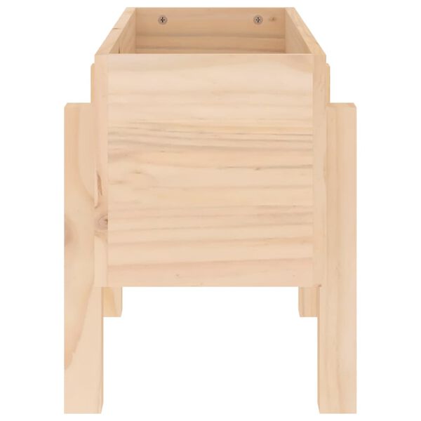 vidaXL Pflanzkübel 62x30x38 cm Massivholz Kiefer