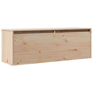 vidaXL Wandschrank 100x30x35 cm Massivholz Kiefer