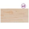 vidaXL Tischplatten 2 Stk. 60x30x2,5 cm Rechteckig Massivholz Kiefer