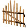 vidaXL Bogenzauntor 100 x 90 cm Impr&auml;gniertes Haselholz Braun