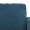 vidaXL Sofa 2 pcs Blau 158 x 78 x 80 cm Samt