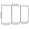 vidaXL Magnetisches Whiteboard Klappbar 180x80x1,7 cm Aluminium