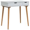 vidaxl Schminktisch FAUSKE Wei&szlig; 76 x 50 x 78 cm