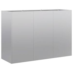 vidaXL Pflanzgef&auml;&szlig; 120x40x80 cm Stahl verzinkt