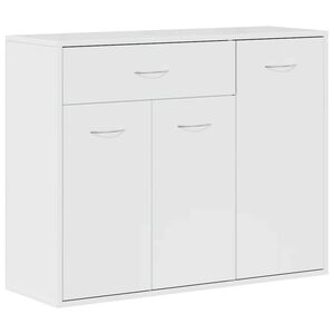 vidaXL Sideboard Hochglanz-Wei&szlig; 88x30x70 cm Holzwerkstoff